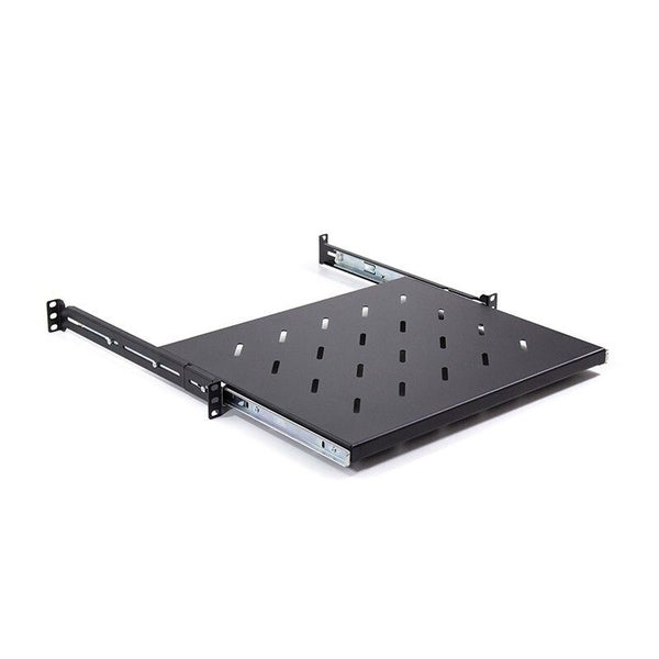 LDR Sliding 1U Shelf Recommended for 450mm to 600mm Deep Server Racks, Supports Carousel 1