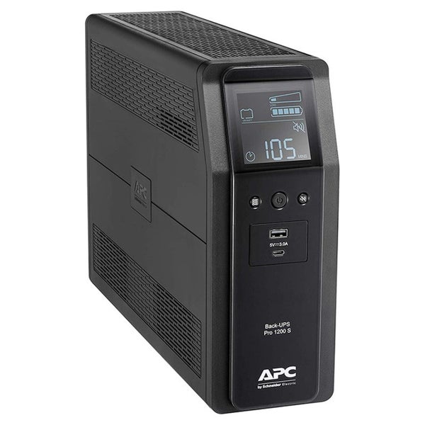 APC Back-UPS Pro 1200VA/720W Line Interactive UPS, Tower, 230V/10A Input, 8x IEC Carousel 1