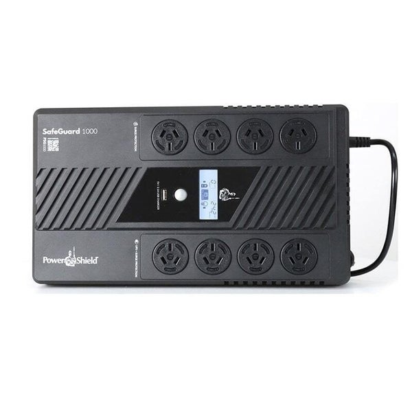 PowerShield SafeGuard 1000VA/600W Line Interactive, Powerboard Style UPS with AV Carousel 2