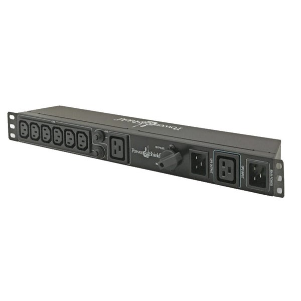 PowerShield Rack Mount Bypass Switch Plus Hot Swap PDU for 3kVA, 1U, 15Amp Input Carousel 1