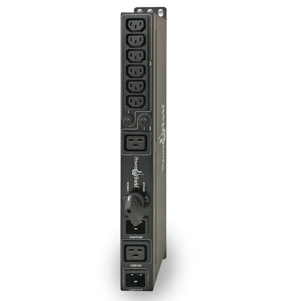PowerShield Rack Mount Bypass Switch Plus Hot Swap PDU for 3kVA, 1U, 15Amp Input Carousel 2