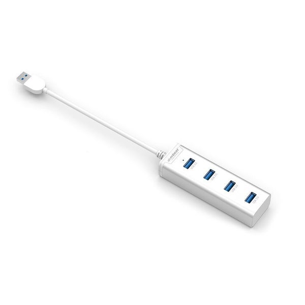mbeat STICK 4-Port USB 3.0 Hub - Aluminium Portable 4 Port Data Transfer Super S Carousel 1