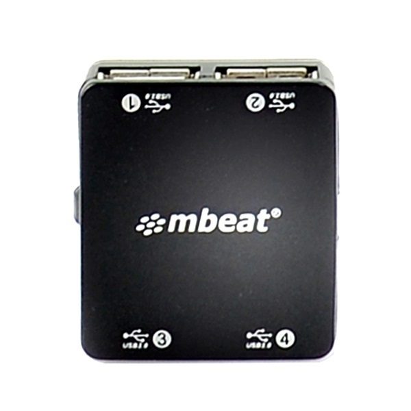 mbeat 4 Port USB 2.0 Hub - USB 2.0 Plug and Play/ High Speed Interface/ Ideal fo Carousel 2