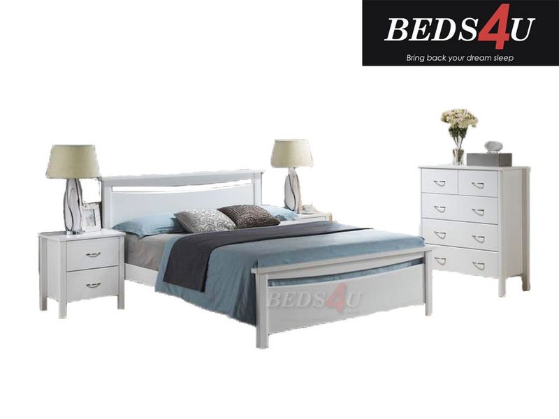 SALE!!! White 5pc Bedroom Suite Carousel 1