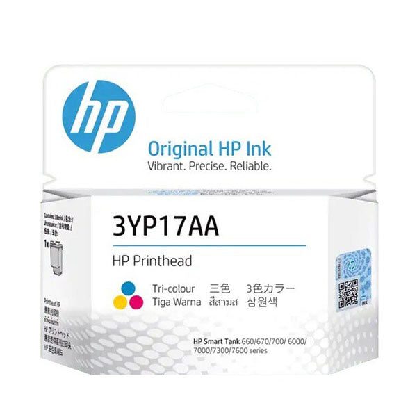 HP 3Yp17Aa Original Inkjet Printhead Tri Colour 1 Pack Carousel 1