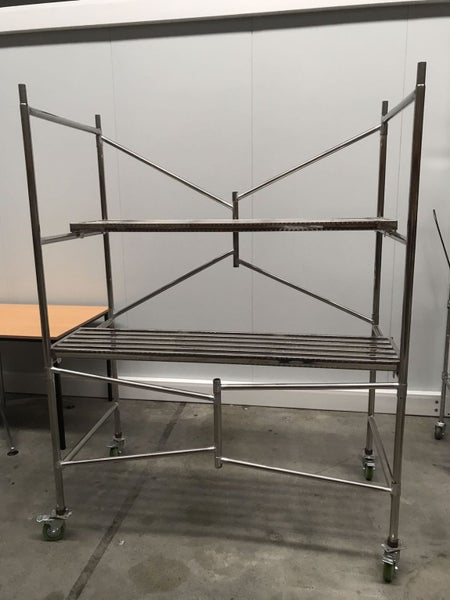 Mobile Stainless Steel Scaffolding 1.8m with Wheels Carousel 1