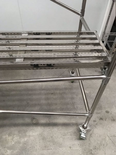 Mobile Stainless Steel Scaffolding 1.8m with Wheels Carousel 2