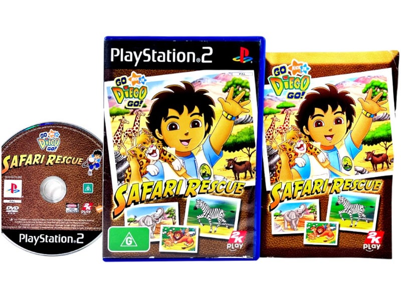 Go Diego Go! Safari Rescue (PS2) *MINT COMPLETE* Carousel 1