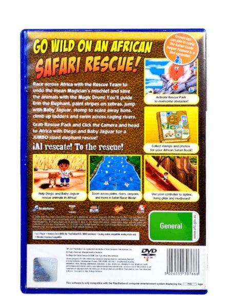 Go Diego Go! Safari Rescue (PS2) *MINT COMPLETE* Carousel 2