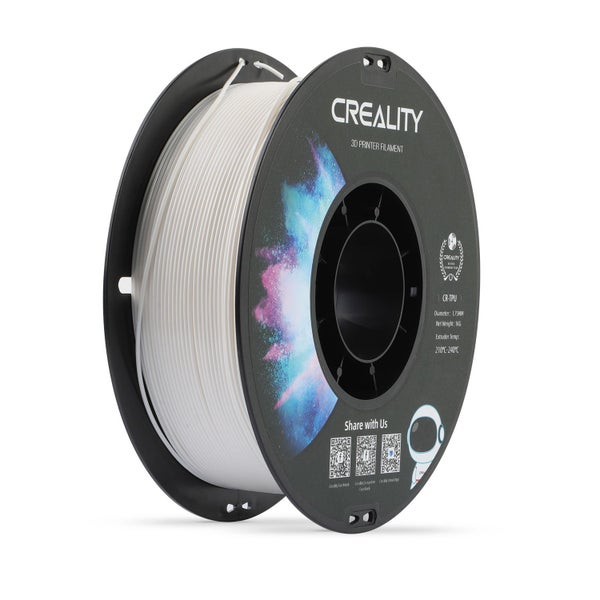 Creality TPU Filament 1.0Kg 1.75mm-WHITE Carousel 1