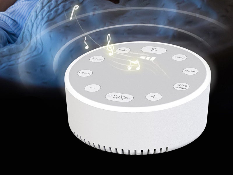 2 X White Noise Machine Sleep Sound Machine With Breathing Night Light Carousel 7