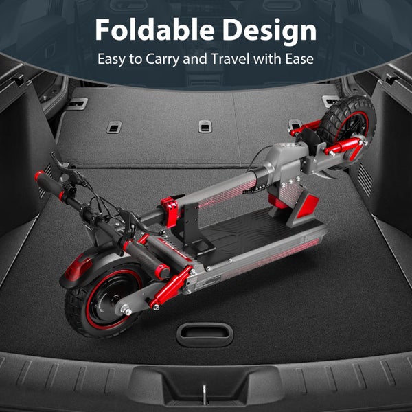 Promo! 45KM-980W- Off-Road-Removal Seat- Folding Electric-Scooter C1 Pro Carousel 8