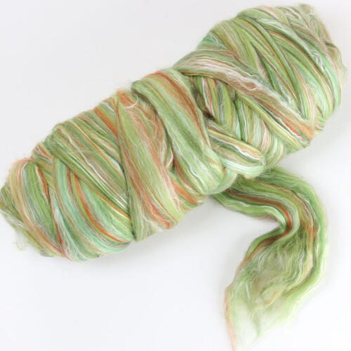 Ashford Silk / Merino - 100gm Bag 116 Avocado Carousel 3