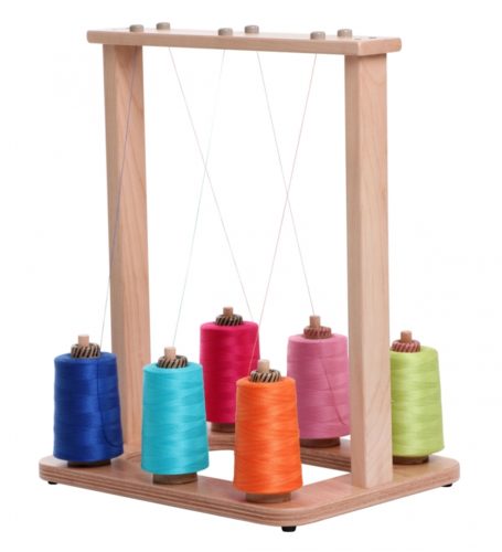 Ashford Yarn Stand 6 Spools - Lacquered Carousel 1