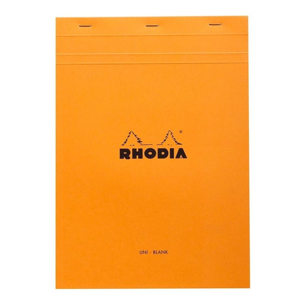 Rhodia Bloc Pad No. 18 A4 Blank Orange Notepad Carousel 1