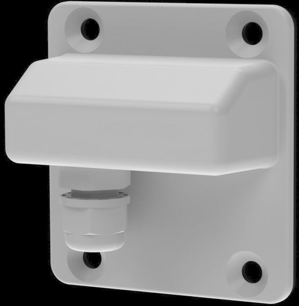 CIPKITW :: Weatherized rear panel connector cover for Cuboid WHITE Carousel 1