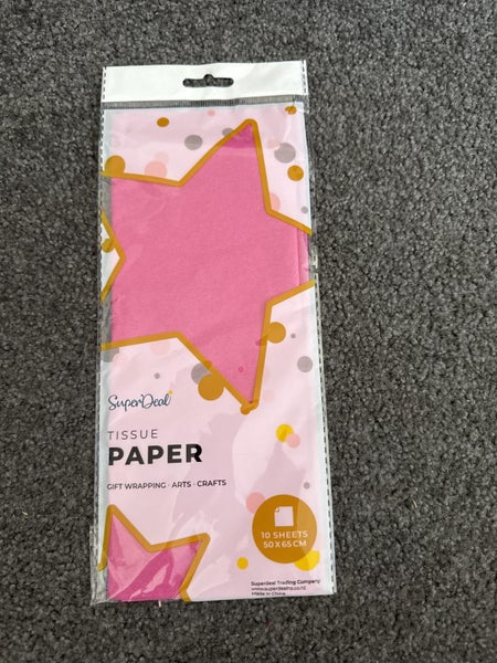 Pink tissue paper Carousel 1