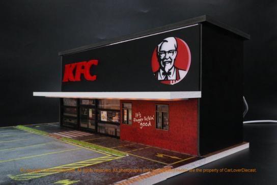 G-Fans 1/64 KFC Fast Food with LED Lights **NEW IN BOX** Carousel 1