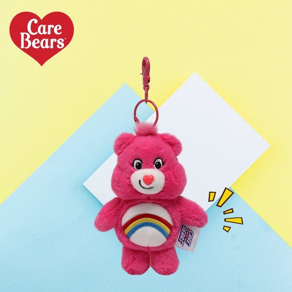 Care Bears soft toy Keyring charm - 14cm - Carebear Plush - Rainbow Carousel 1