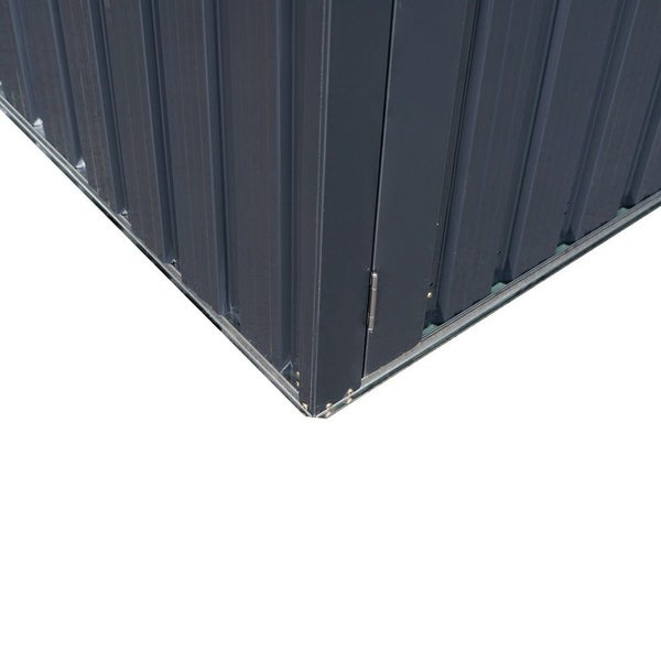 [Grey] Bike Shed / Motorbike Shed 1620mm x 2360mm x 2030mm Carousel 9