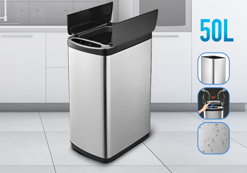 50L Sensor Bin Trash Rubbish Bin Carousel 2