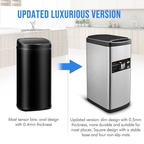 50L Sensor Bin Trash Rubbish Bin Carousel 16