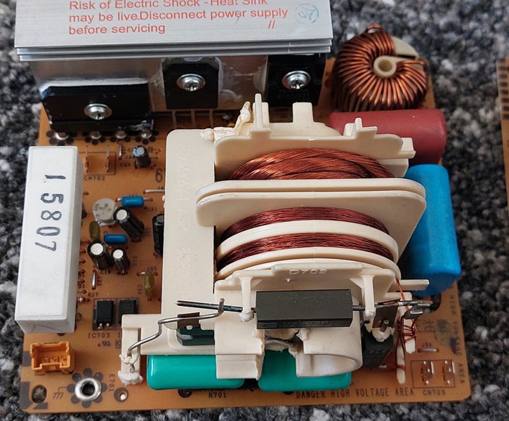microwave Panasonic inverter boards(2 nos) Carousel 1