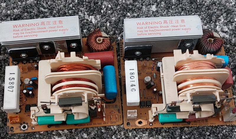 microwave Panasonic inverter boards(2 nos) Carousel 5