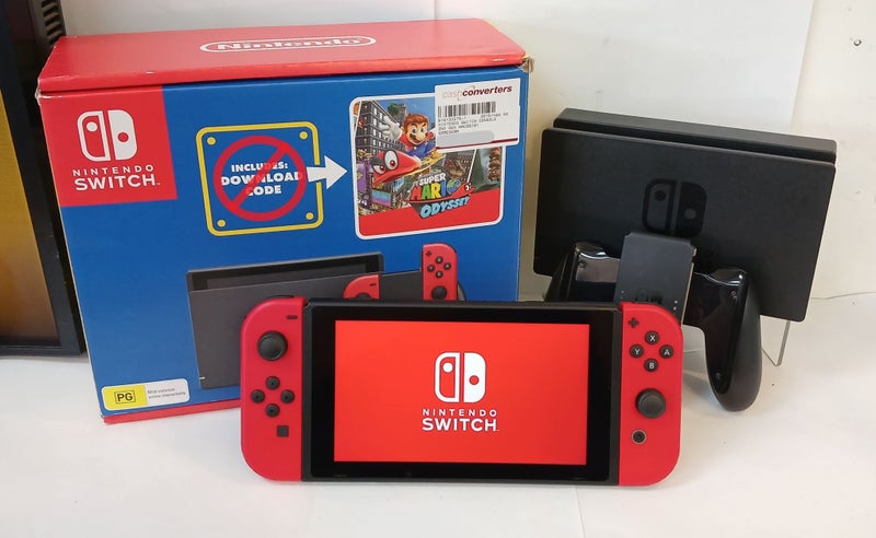 Nintendo Switch 2nd Gen Mario Odyssey Edition - HAC-001(-01) - B16132275-1 Carousel 1