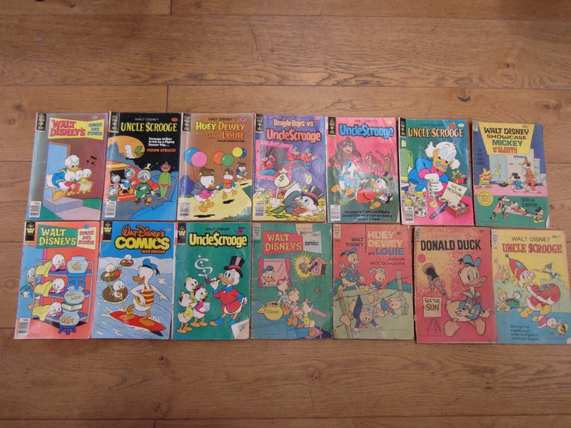 14 x Vintage Walt Disney Comics Carousel 1