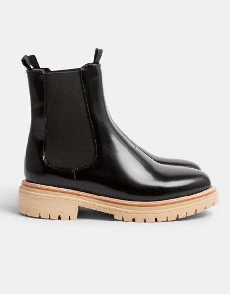 Walnut BLACK SHINE OAK LEATHER BOOT Carousel 2