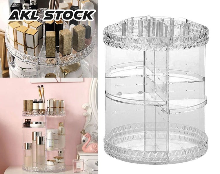 360° Rotating Makeup Organiser Storage Box Clearance (Auckland Stock) Carousel 1