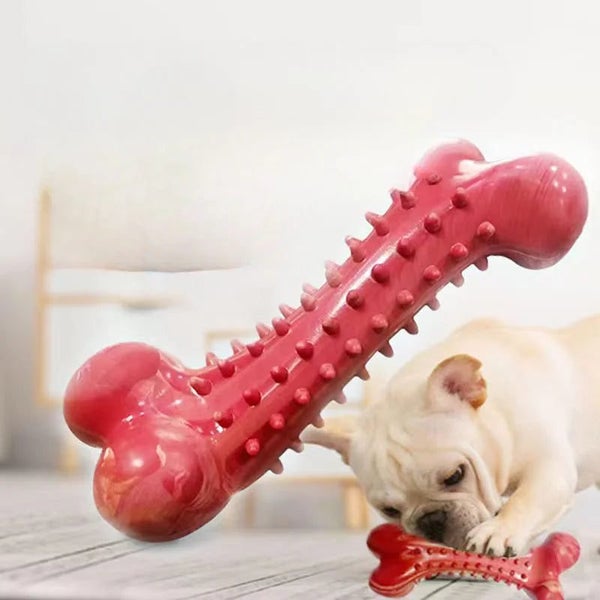 Durable Interactive Chew Toy for Large Dogs - Teeth Cleaning Carousel 2