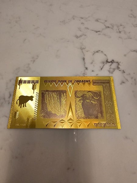 zimbabwe note 100 trillion imitation holographic Carousel 2