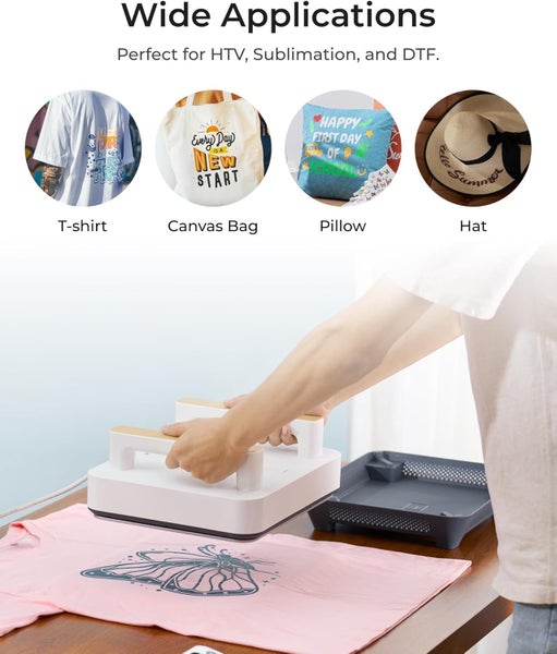 xTool Portable Smart Heat Press 12×10 inches Carousel 7
