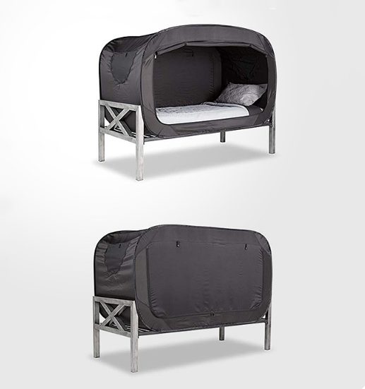 Pop Up Privacy Tent for Bed Carousel 2