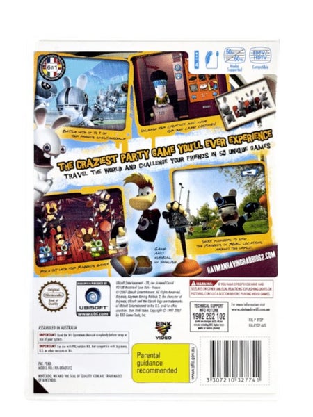 Rayman Raving Rabbids 2 (Wii) *MINT COMPLETE* Carousel 2