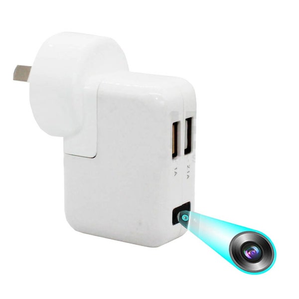 Spy Camera Home Hidden Wall Charger Power Adapter Security Best Micro Secret Carousel 1