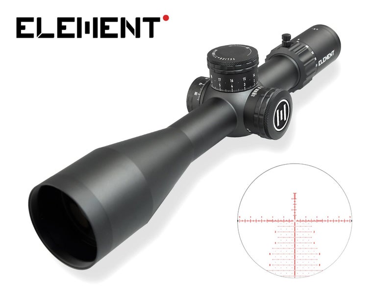 Element Theos 6-36x56 FFP APR-2D MRAD Illuminated Reticle Carousel 1