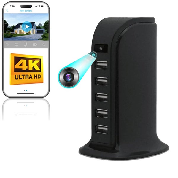 Spy Camera WIFI Wireless Office Hidden USB Hub Security Home Micro Mini Secret Carousel 1