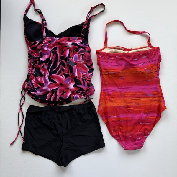 2 x Size 10 Swimsuits/Togs Sets - Quayside one piece & Tankini two piece Carousel 2