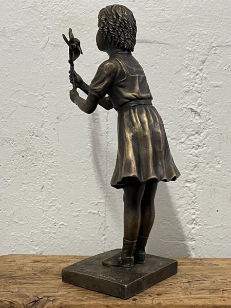 DAVID BROMLEY "Pinwheel" Hand Signed, Bronze Sculpture Carousel 5