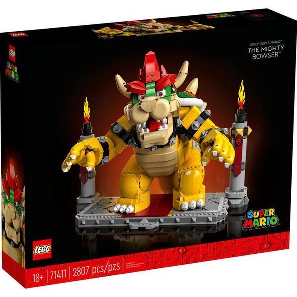 Lego SM The Mighty Bowser 71411 Carousel 1
