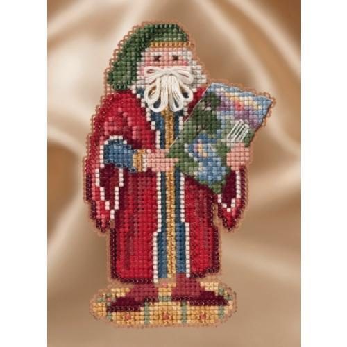 Mill Hill Bead & Cross Stitch Kit: Florence Santa Carousel 1