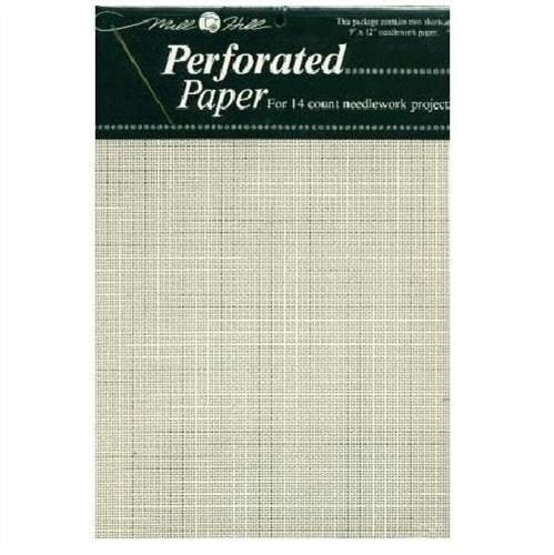 Mill Hill Perforated Paper (14 count) White Carousel 2