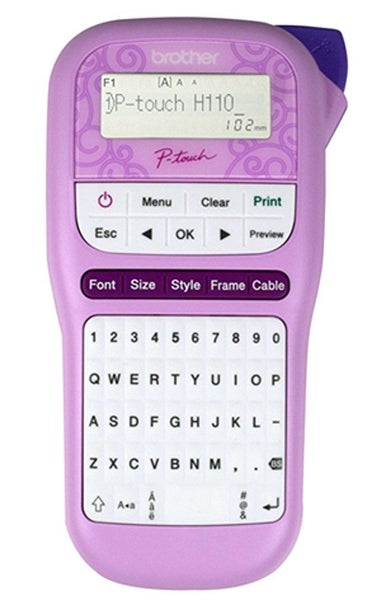 Brother PTH110PK P-Touch Pink Label Maker for Home & Office Carousel 1