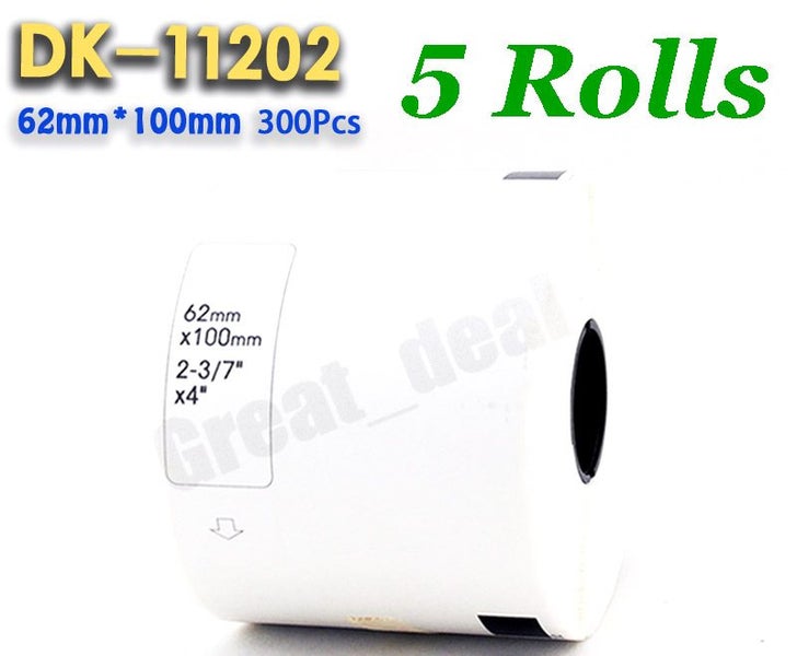 New Labels Label DK-11202 Compatible Brother P-touch QL 500A QL 500BS Afterpay Carousel 1