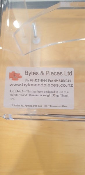Clear monitor stand Carousel 2