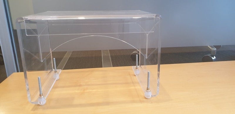 Clear monitor stand Carousel 4