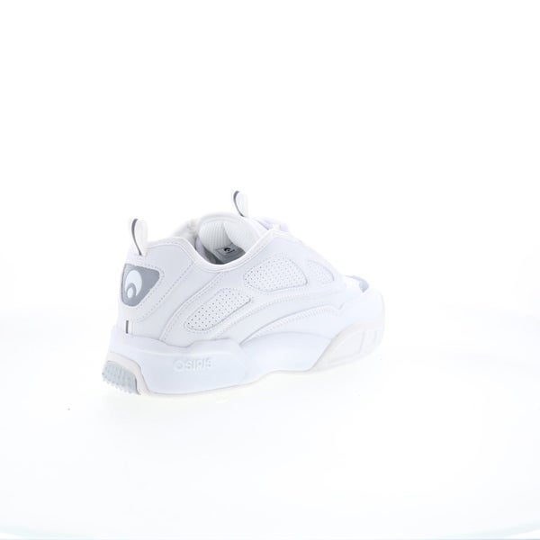 Osiris Peril Mens White Leather Skate Inspired Sneakers Shoes Carousel 8